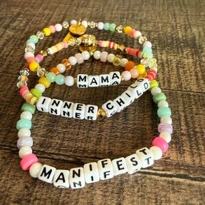 Little Words Project Colorful Beaded Bracelet Set